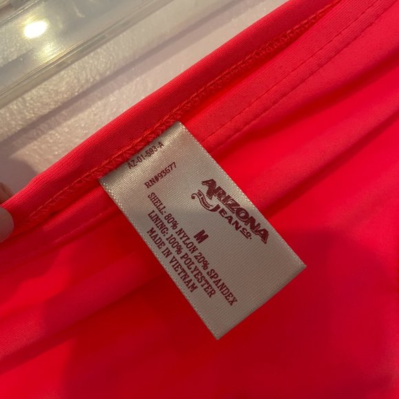 Arizona Electric Coral Bathing Suit Bottom - Picture 3 of 3